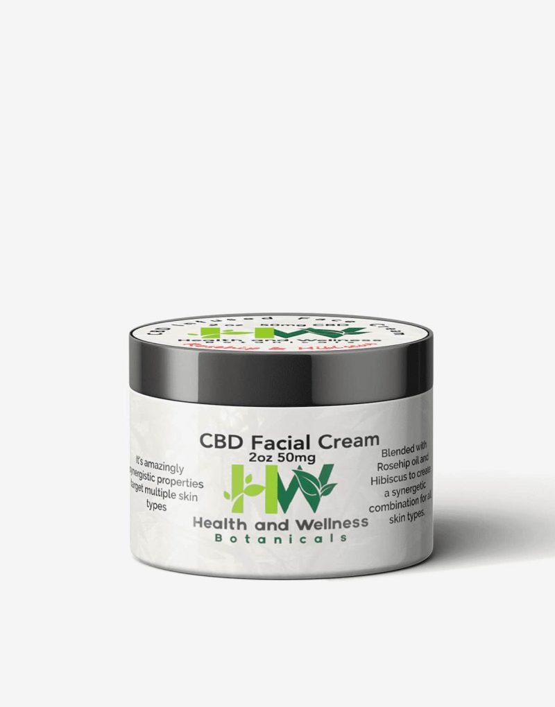 rosehip and hibiscus cbd facial cream