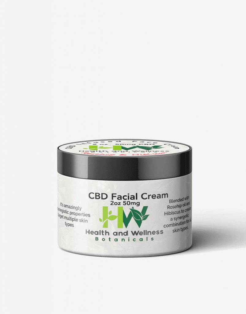 CBD Infused Facial Cream | DMAE Boosted | Health and Wellness Botanicals