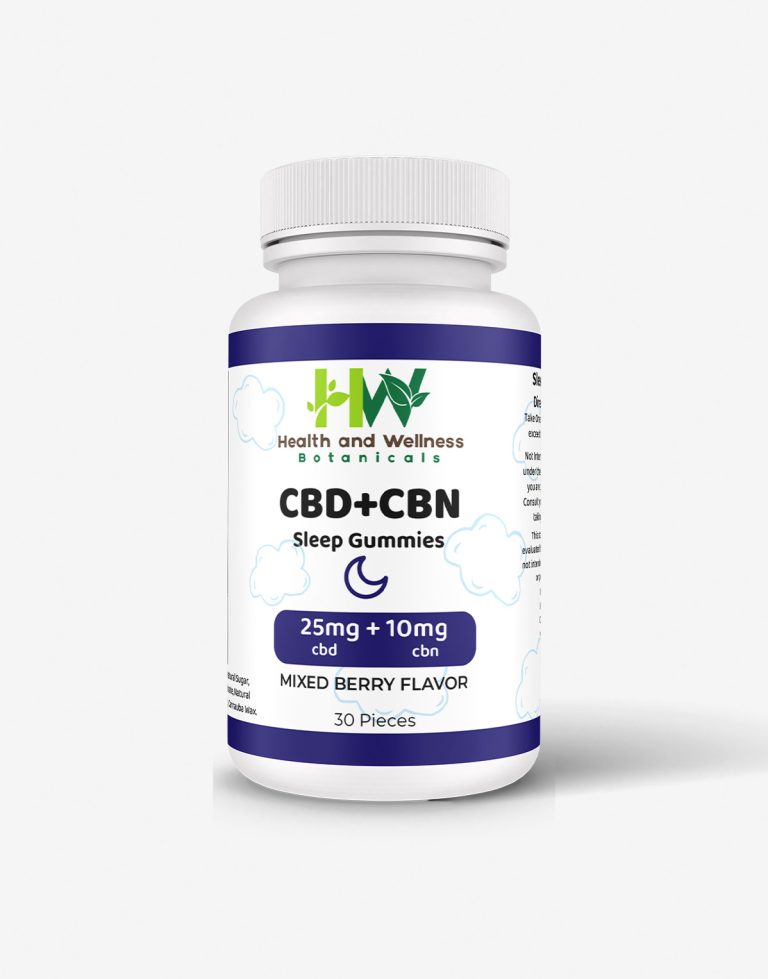 CBD Sleep Gummies With CBN | Health And Wellness Botanicals